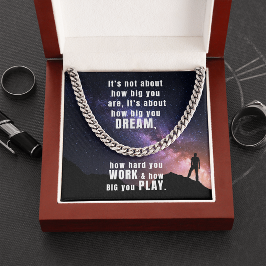 It’s not about how big you are - Cuban Link Chain - JustFamilyThings