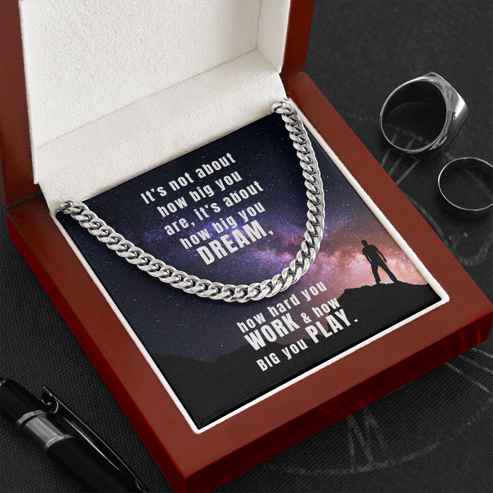 It’s not about how big you are - Cuban Link Chain - JustFamilyThings