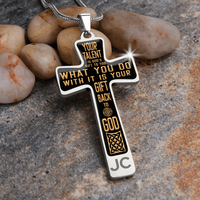 Load image into Gallery viewer, Your talent - Graphic Cross - JustFamilyThings
