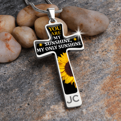 You are my sunshine - Graphic Cross - JustFamilyThings