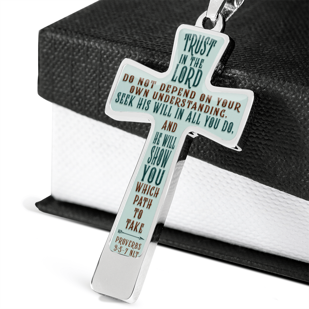 Trust in the LORD - Graphic Cross - JustFamilyThings