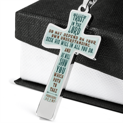 Trust in the LORD - Graphic Cross - JustFamilyThings