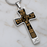 Load image into Gallery viewer, Your talent - Graphic Cross - JustFamilyThings
