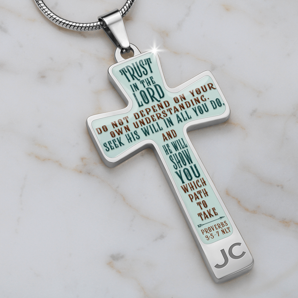 Trust in the LORD - Graphic Cross - JustFamilyThings