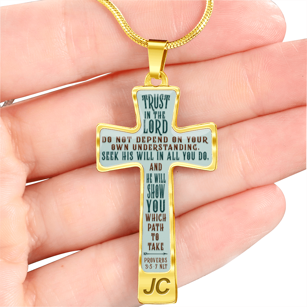 Trust in the LORD - Graphic Cross - JustFamilyThings