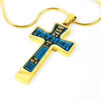 Load image into Gallery viewer, Any man can be a father - Graphic Cross - JustFamilyThings
