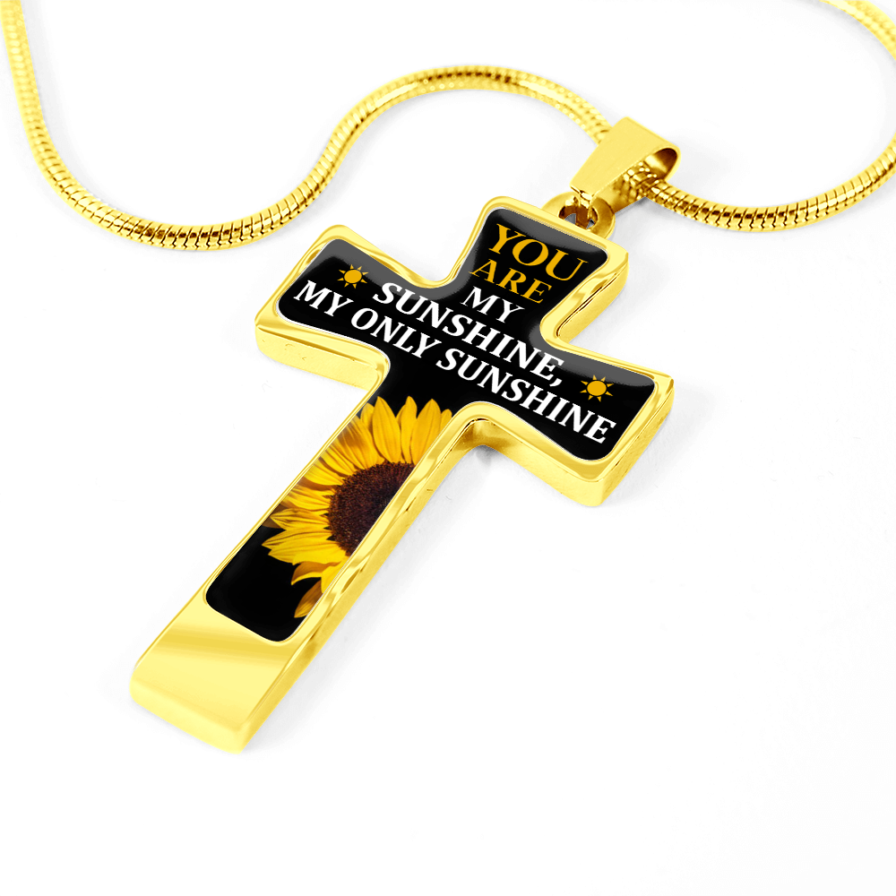 You are my sunshine - Graphic Cross - JustFamilyThings