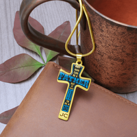 Load image into Gallery viewer, Any man can be a father - Graphic Cross - JustFamilyThings
