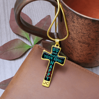 Load image into Gallery viewer, Do what makes your soul happy - Graphic Cross - JustFamilyThings
