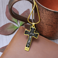 Load image into Gallery viewer, To the world you are a dad - Graphic Cross - JustFamilyThings
