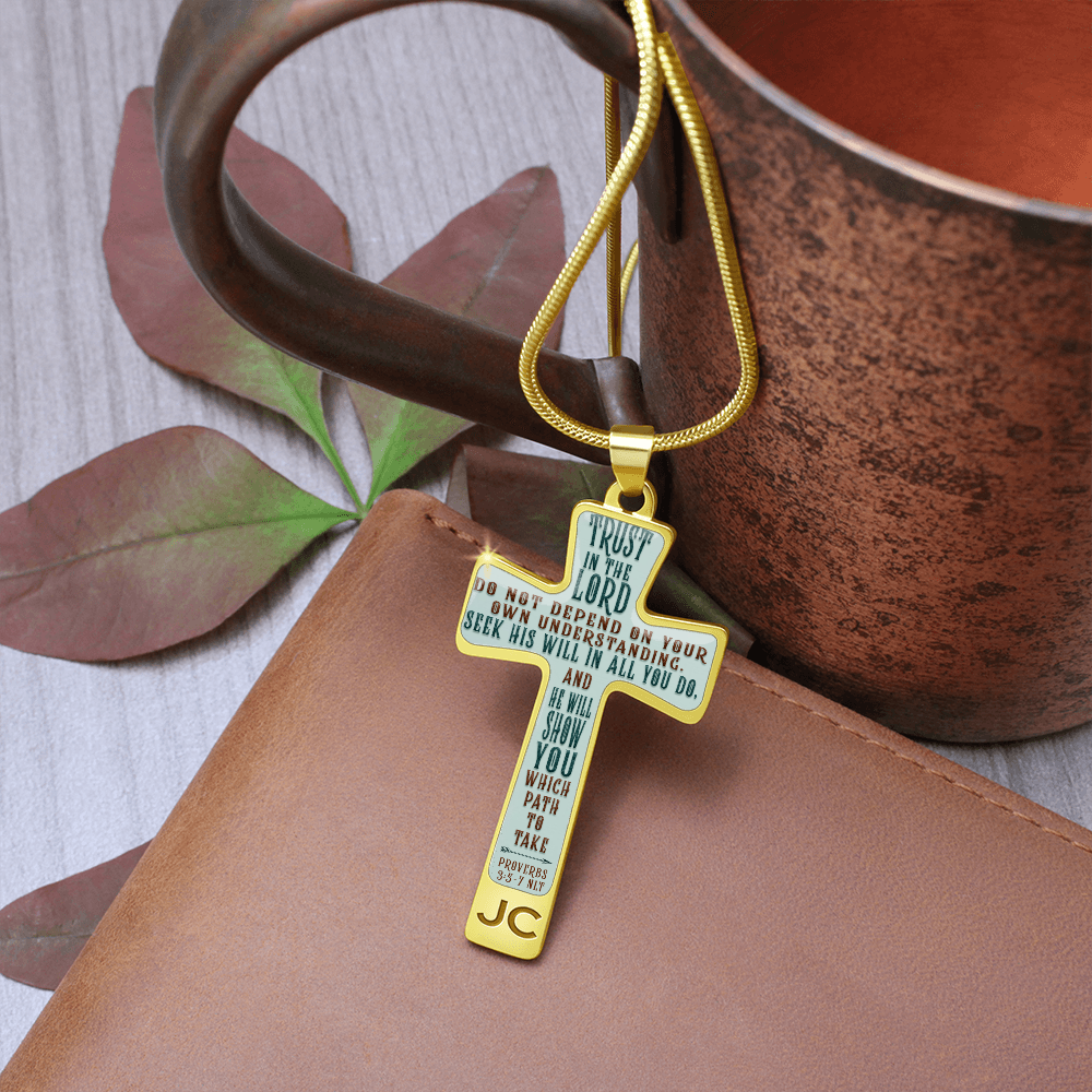 Trust in the LORD - Graphic Cross - JustFamilyThings