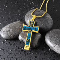 Load image into Gallery viewer, Any man can be a father - Graphic Cross - JustFamilyThings
