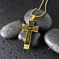 Load image into Gallery viewer, I can do all things - Graphic Cross - JustFamilyThings
