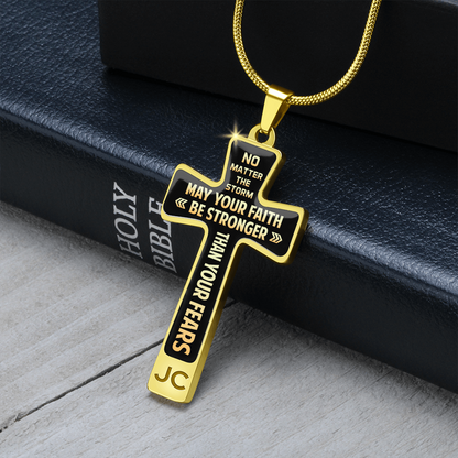 May your faith be stronger - Graphic Cross - JustFamilyThings