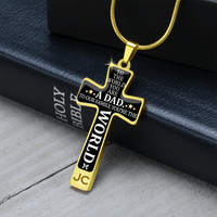 Load image into Gallery viewer, To the world you are a dad - Graphic Cross - JustFamilyThings
