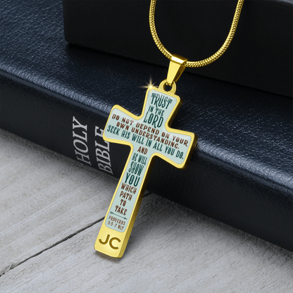 Trust in the LORD - Graphic Cross - JustFamilyThings