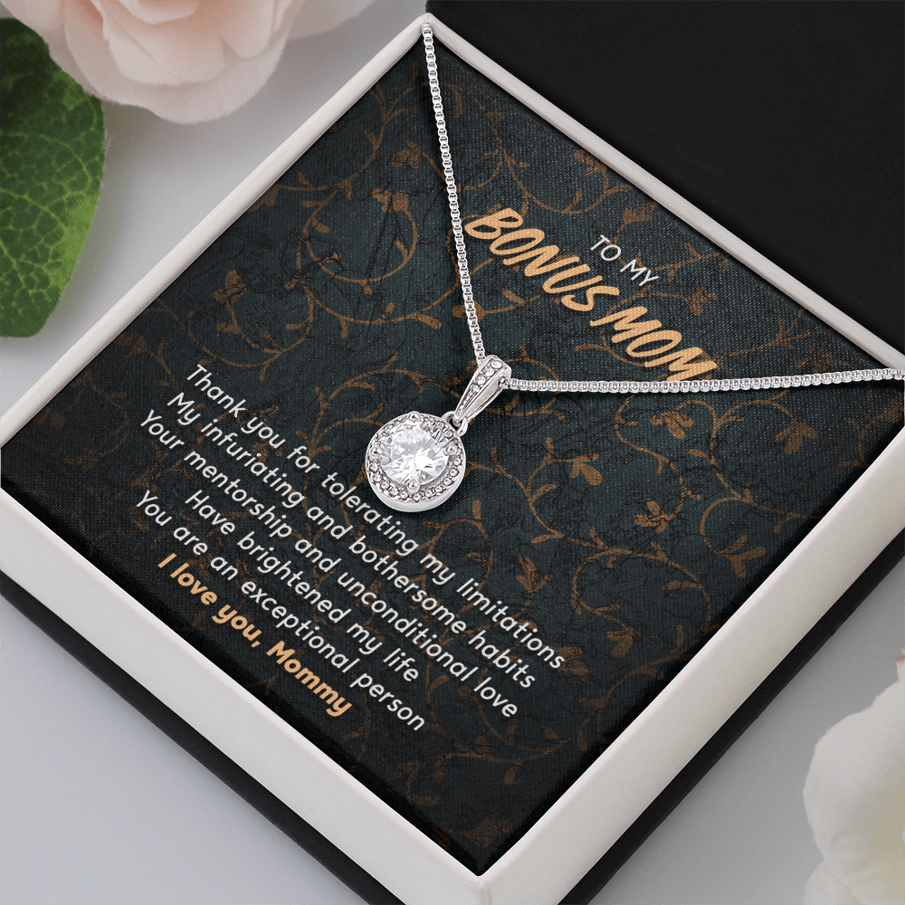 To my bonus mom - Eternal Hope Necklace - JustFamilyThings