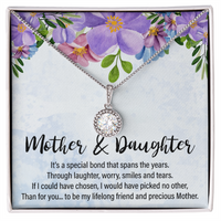 Load image into Gallery viewer, to mom from daughter - mother and daughter - Eternal Hope Necklace - JustFamilyThings
