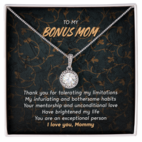 Load image into Gallery viewer, To my bonus mom - Eternal Hope Necklace - JustFamilyThings
