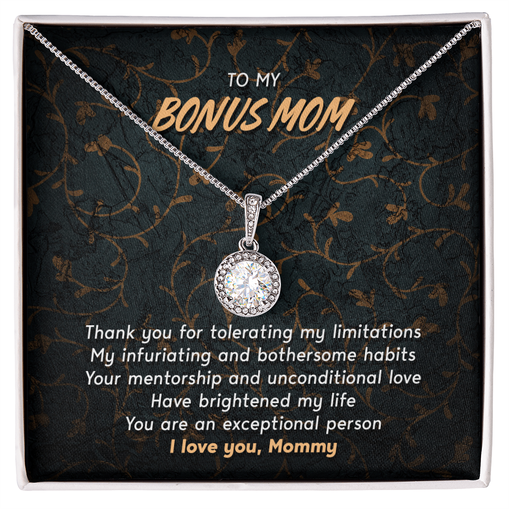 To my bonus mom - Eternal Hope Necklace - JustFamilyThings