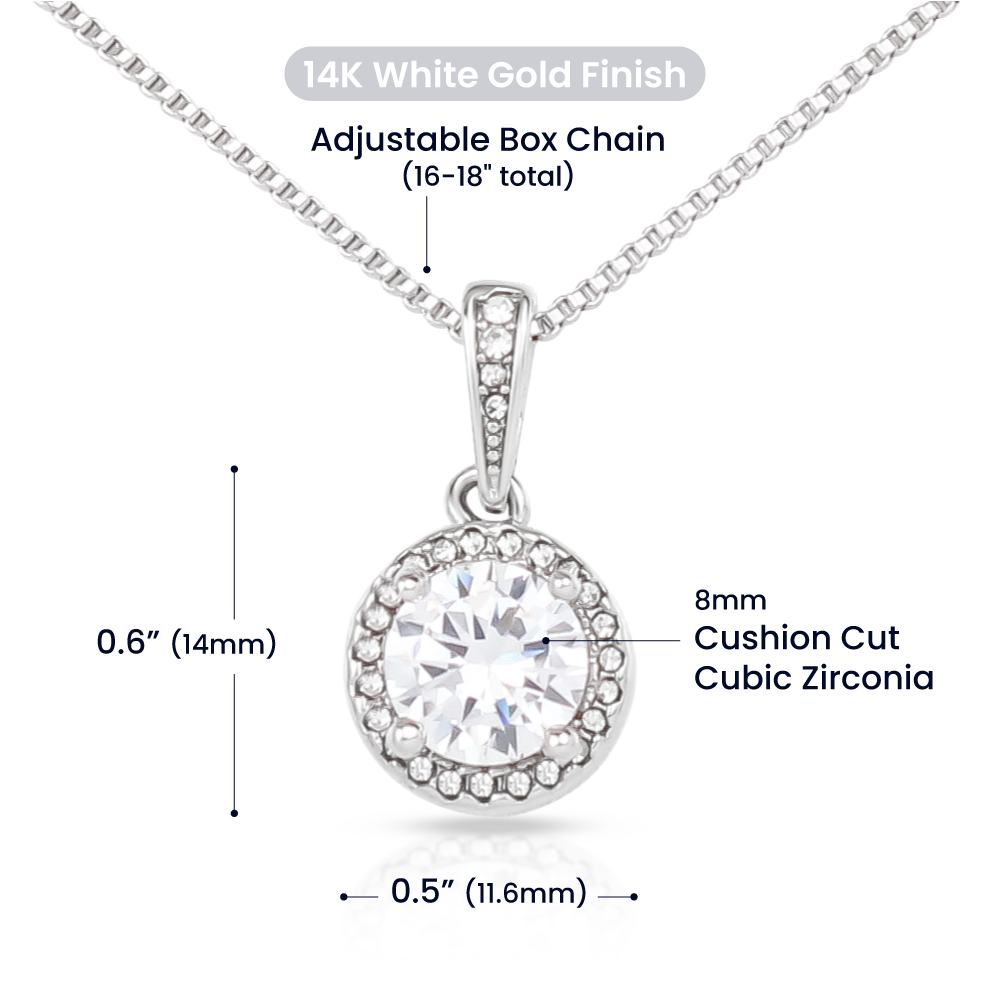 To My Soulmate - Sometimes It Is Hard To Find Words - Eternal Hope Necklace - JustFamilyThings