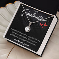 Load image into Gallery viewer, To My Soulmate - You Are The Missing Piece - Eternal Hope Necklace - JustFamilyThings
