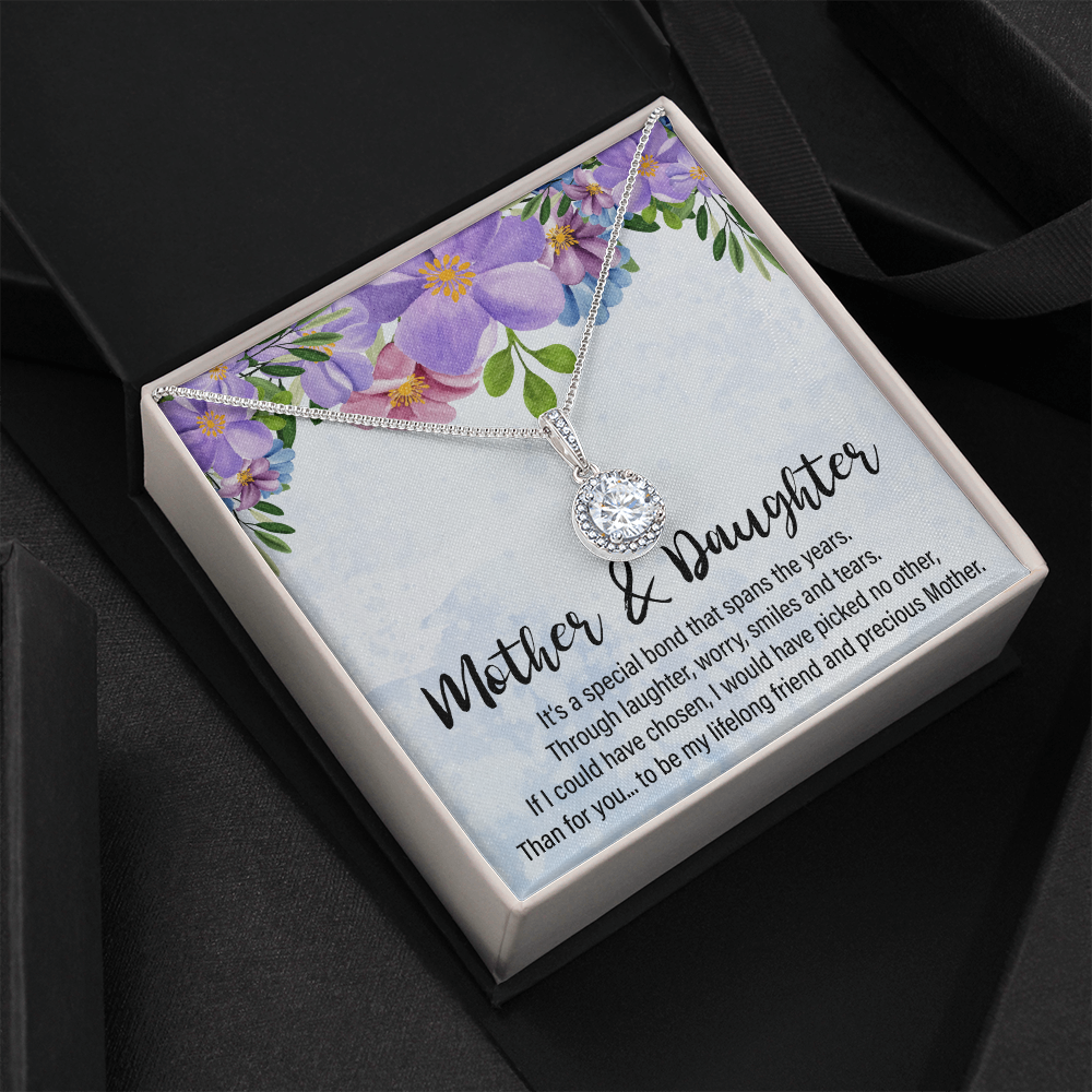 to mom from daughter - mother and daughter - Eternal Hope Necklace - JustFamilyThings