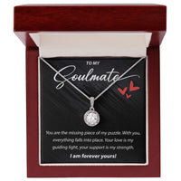 Load image into Gallery viewer, To My Soulmate - You Are The Missing Piece - Eternal Hope Necklace - JustFamilyThings
