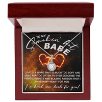 Load image into Gallery viewer, To My Smokin Hot Babe - Eternal Hope Necklace - JustFamilyThings
