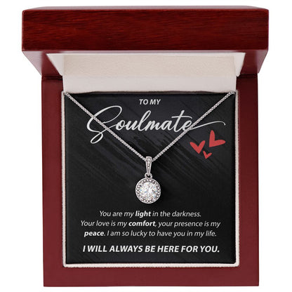 To My Soulmate - You Are My Light - Eternal Hope Necklace - JustFamilyThings
