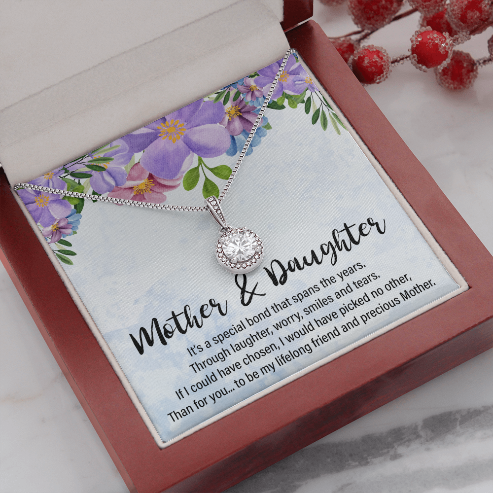 to mom from daughter - mother and daughter - Eternal Hope Necklace - JustFamilyThings