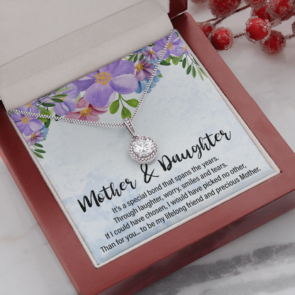 to mom from daughter - mother and daughter - Eternal Hope Necklace - JustFamilyThings