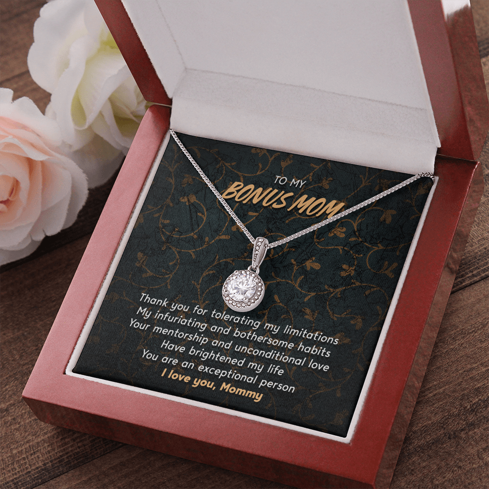 To my bonus mom - Eternal Hope Necklace - JustFamilyThings