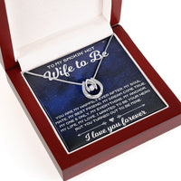 Load image into Gallery viewer, To My Smokin&#39; Hot Wife To Be - Lucky In Love Necklace - JustFamilyThings
