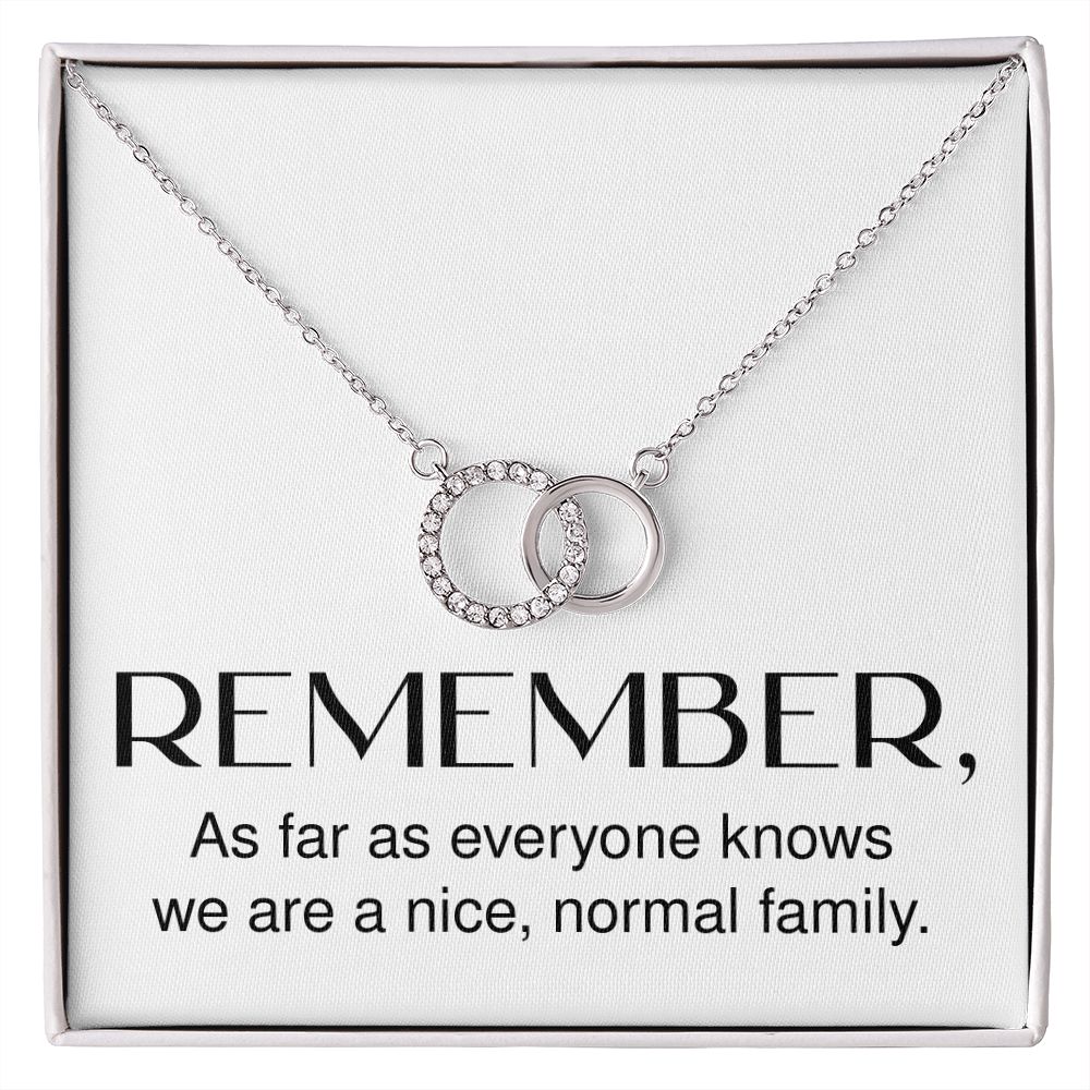 Normal Family - Interlocking Circle Necklace - JustFamilyThings