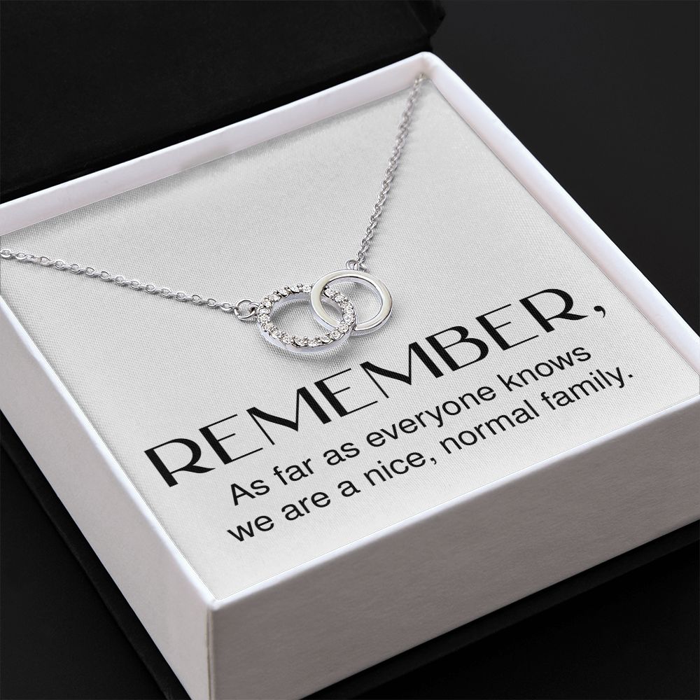 Normal Family - Interlocking Circle Necklace - JustFamilyThings