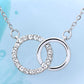 To My Beautiful Soulmate - I May Not Be The Perfect Man - Interlocking Circle Necklace