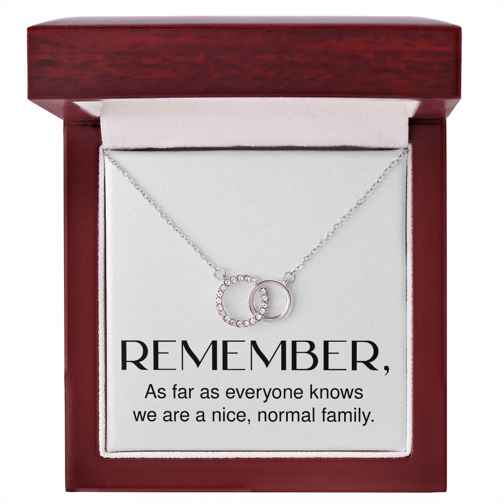 Normal Family - Interlocking Circle Necklace - JustFamilyThings