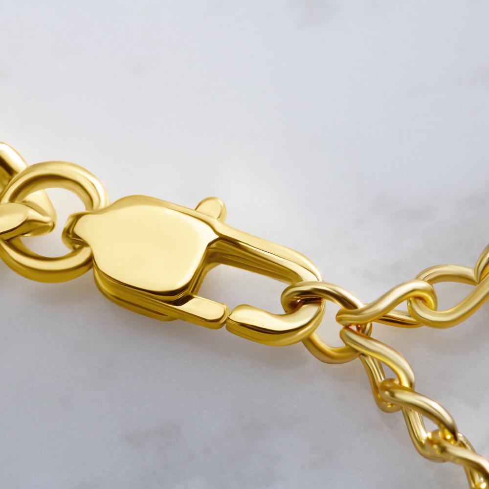 Loin Fruit Blue - Thick Link Chain - JustFamilyThings