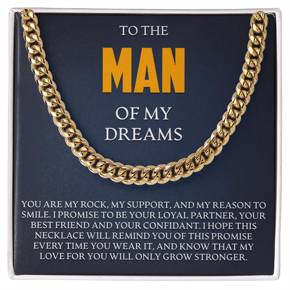 To The Man Of My Dreams - Link Chain - JustFamilyThings