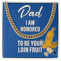 Load image into Gallery viewer, Loin Fruit Dad - Link Chain - JustFamilyThings
