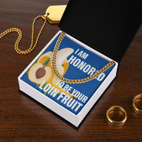 Load image into Gallery viewer, Loin Fruit Blue - Thick Link Chain - JustFamilyThings
