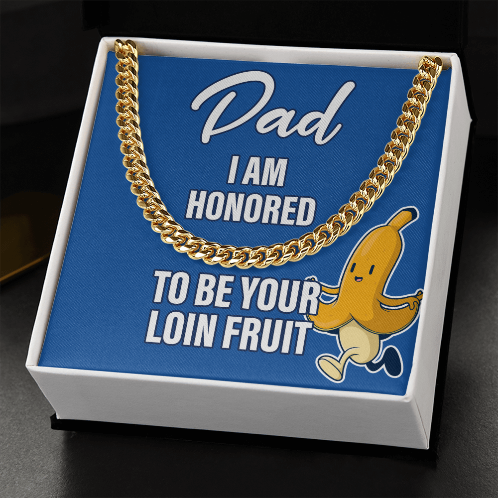 Loin Fruit Dad - Link Chain - JustFamilyThings