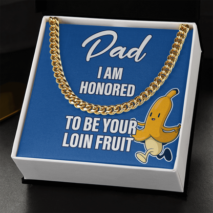 Loin Fruit Dad - Link Chain - JustFamilyThings