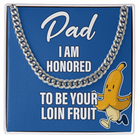 Load image into Gallery viewer, Loin Fruit Dad - Link Chain - JustFamilyThings
