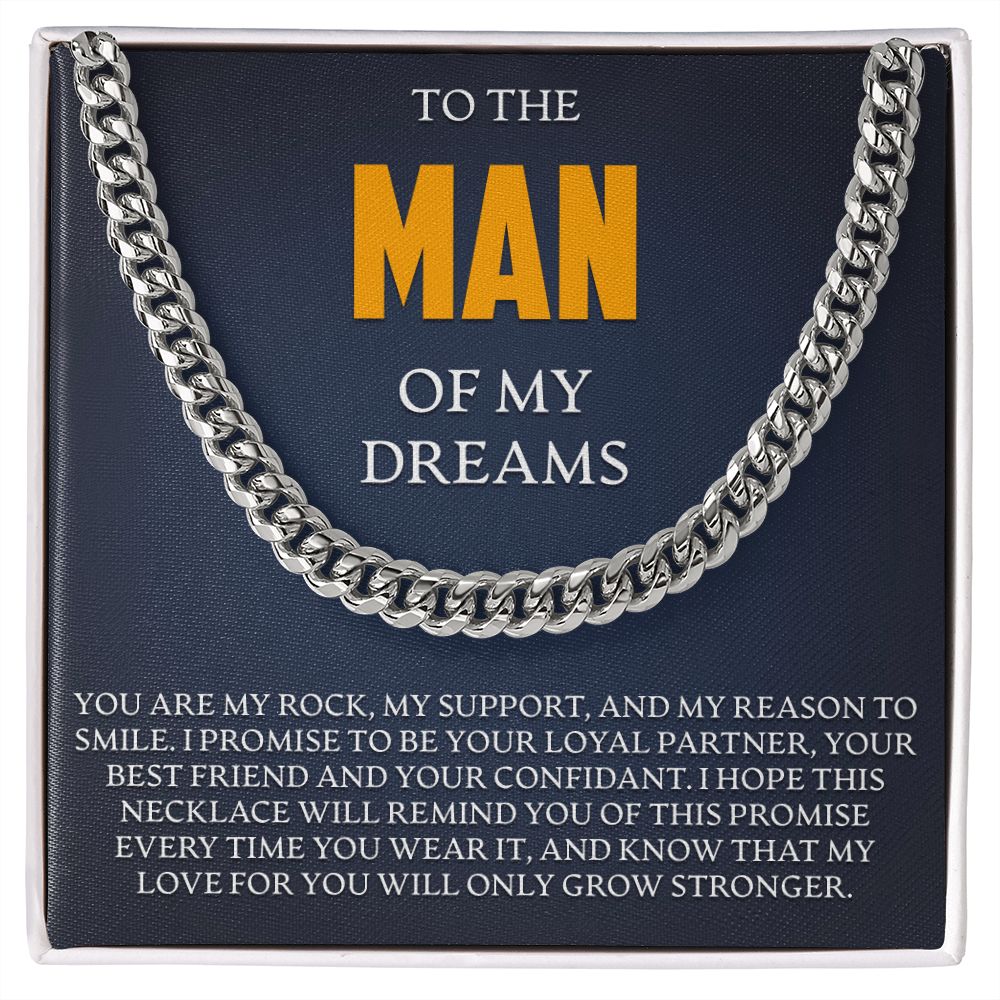 To The Man Of My Dreams - Link Chain - JustFamilyThings