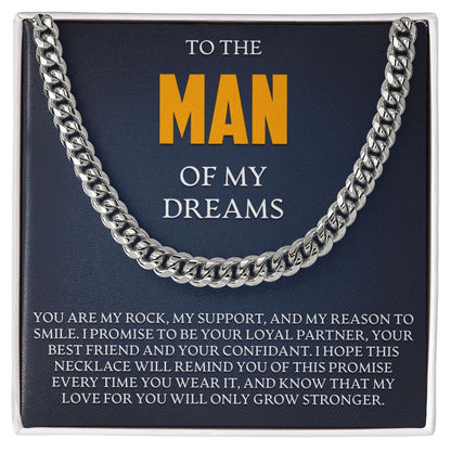 To The Man Of My Dreams - Link Chain - JustFamilyThings