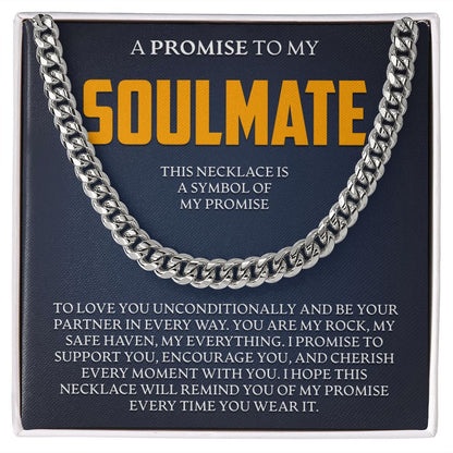 To My Soulmate - Symbol Of Promise - Link Chain - JustFamilyThings