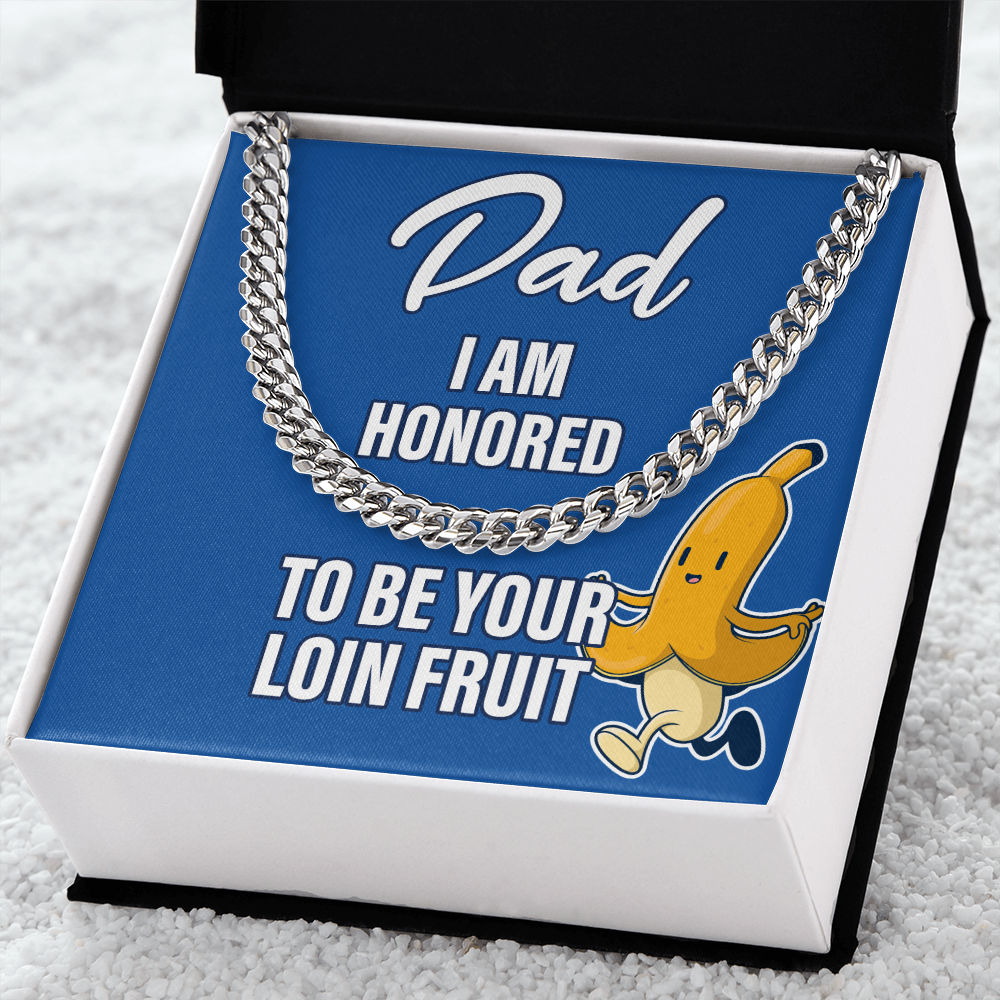 Loin Fruit Dad - Link Chain - JustFamilyThings