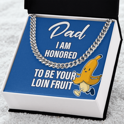 Loin Fruit Dad - Link Chain - JustFamilyThings